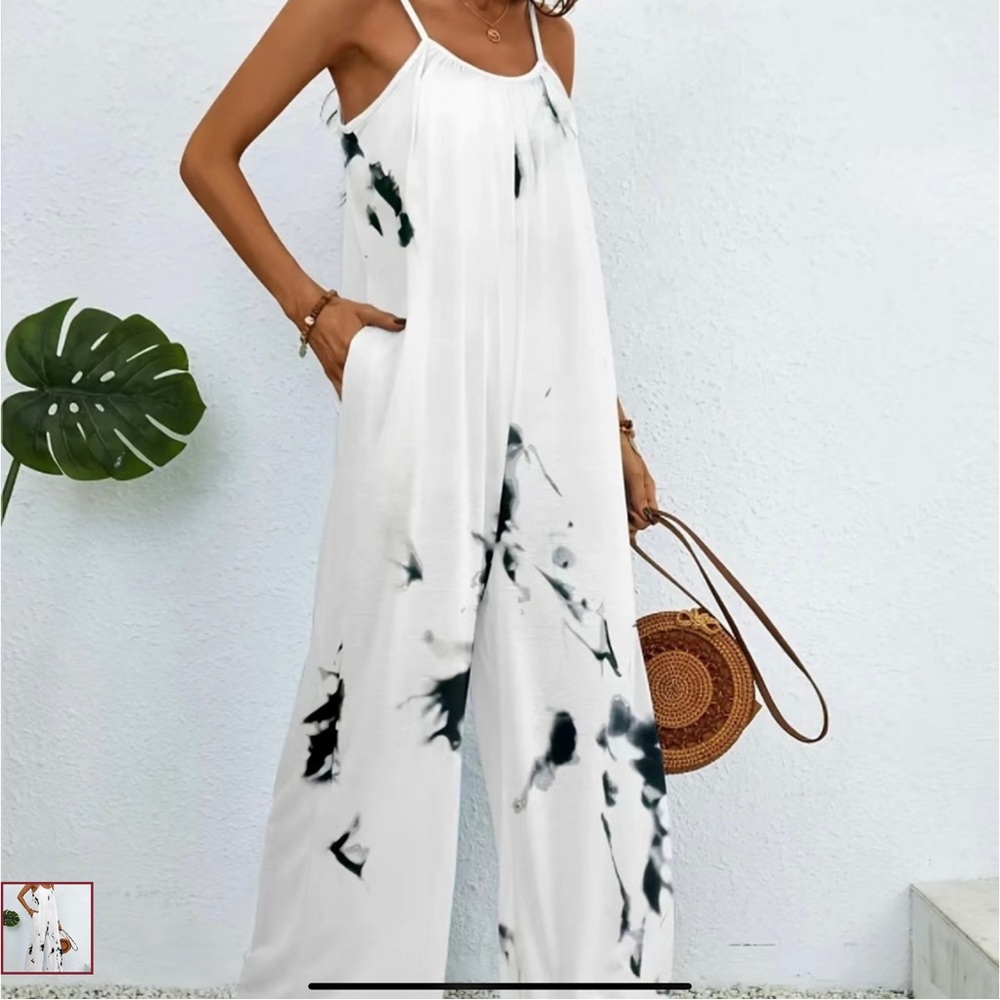 NEW! tie-dyed jumpsuit, romper, size s